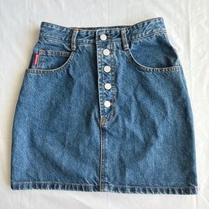 BONGO Blue Denim Mini Skirt